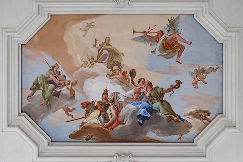 Toile murale abstraite Gloire par Battista peinture moderne 60x90cm pour salon