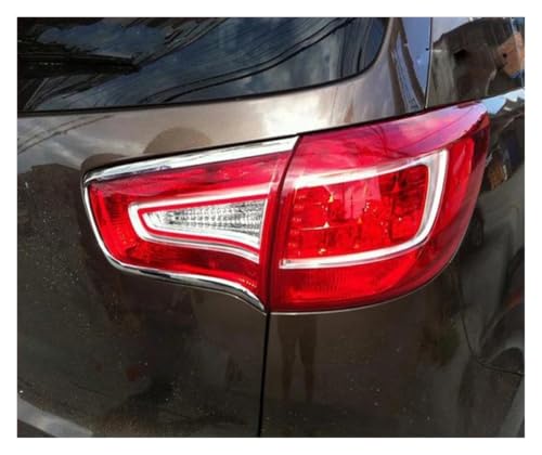 Protector luz trasera Kia Sportage 2010-2015 con acabado cromado para faros 2