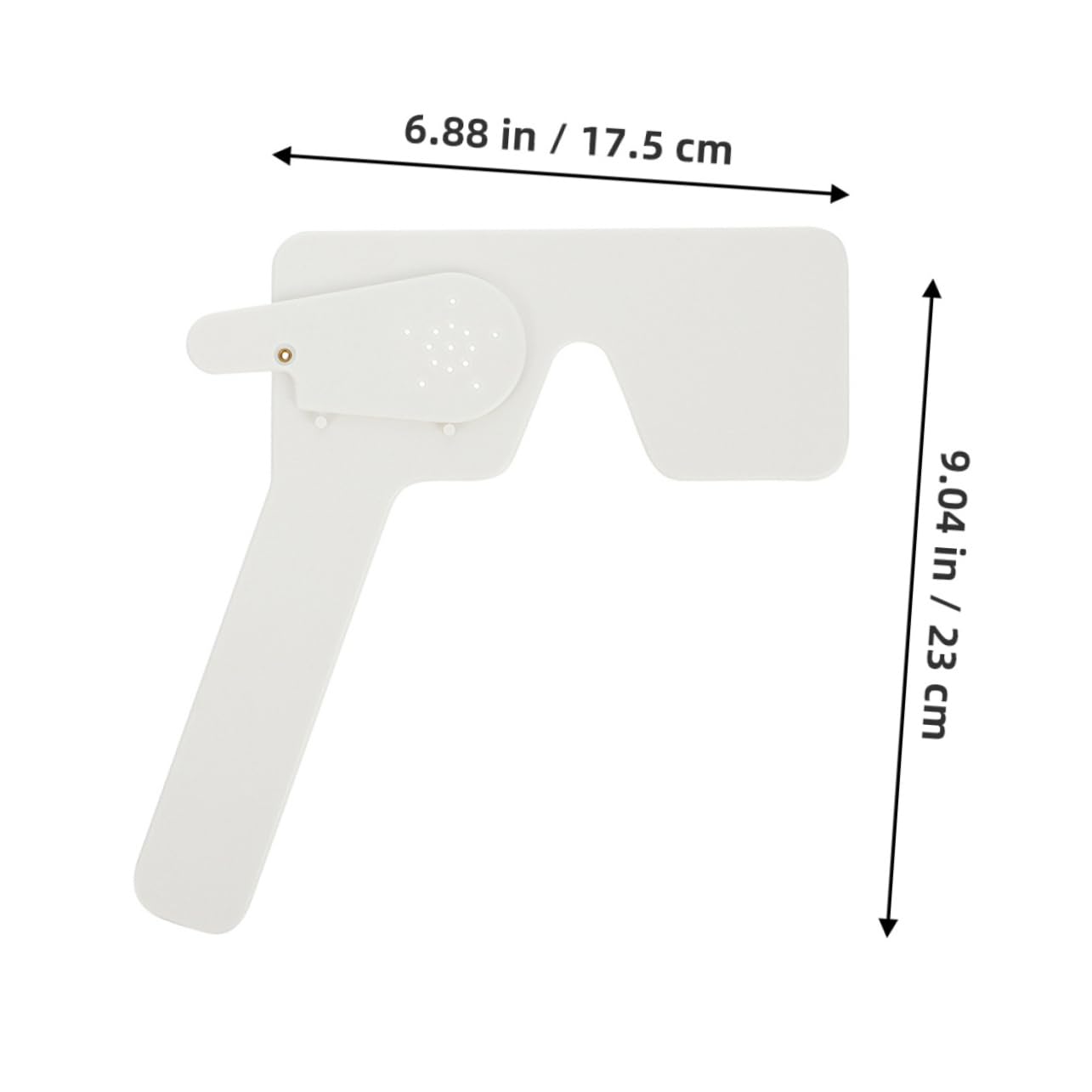 COLLBATH Eyesight Testing Kit 2 Pin Hole Glasses Eye Cover Essential Tool for Optometrists Sturdy Easy to Use