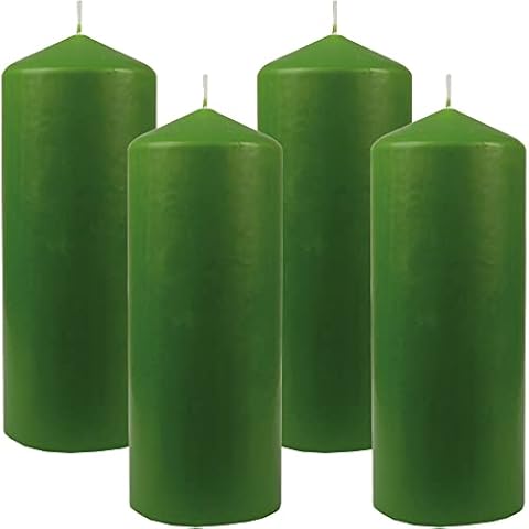 Bestgoodies Bougies Piliers Vert Clair Cover