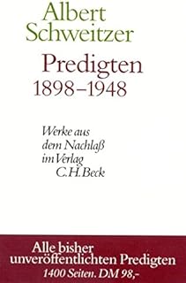 Predigten 1898-1948
