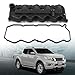LQI Engine Valve Cover w/Gasket Compatible with Nissan Navara D22 D40 YD25 Black