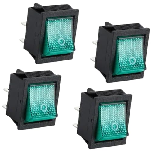 4PCSが照らされているロッカーの切り替えクラフトは、家電や工芸プロジェクトに適した頑丈な頑丈な電気技師のスイッチを提供します