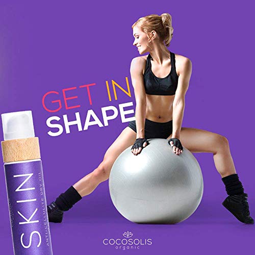 Cocosolis Skin Anti-Cellulite Massage Oil | Organic Oil For Skin Tightening Cellulite Treatment | Corrects “Orange Peel” Skin | Natural Ingredients & Vitamin E (110 Ml) #TOP3