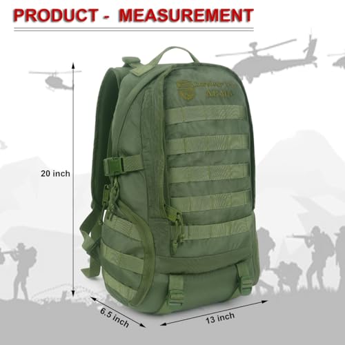 Image of SURVIVOR GEAR ARMA Tactical Backpack for Men and Women, Green