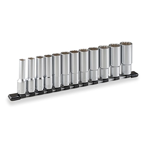 HDBL412 TONE SAE - Juego de llaves de vaso de 1/2 pulgada con soporte
