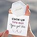 Someki Chin Up Titis Out Boob Ring for Women Silver Statement Chin Up Tits Out Boobie Ring Unique Fashion Funny Playful Tits Confidence Rings Trendy Jewelry Birthday Gift for Women