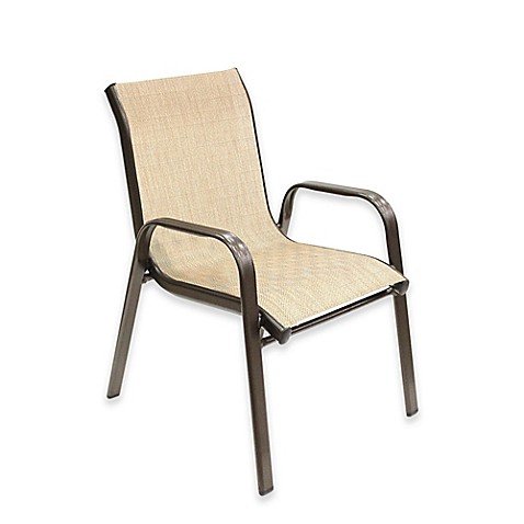 Never Rust Aluminum Sling Chair (Kid's Chair, Bronze)