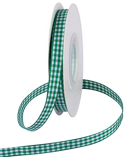 Ribbonitlux Gingham Ribbon, 9mm X 22 Meters, Plaid Checkered Ribbon with Woven Edge - Image 4