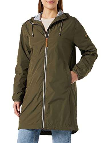 Camel Active Damen Coat – Wasserabweisend, Winddicht, Aus 100% Recyceltem Polyester, Mit Abnehmbarer Kapuze