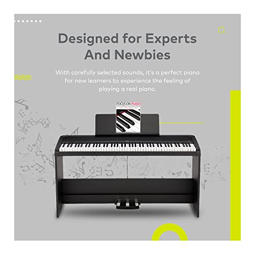 Korg B2SP Piano numérique 88 touches avec support, unité à trois pédales, banc de piano Knox Gear et livre de piano (3… - Les Beatles, Paul McCartney, John Lennon, RIngo Starr, George Harrison Korg B2SP Piano numérique 88 touches avec support, unité à trois pédales, banc de piano Knox Gear et livre de piano (3… – Image 3
