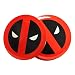 Deadpool Round Icons Plate Set, Melamine, Multi-Colour, 21 x 21 x 2 cm