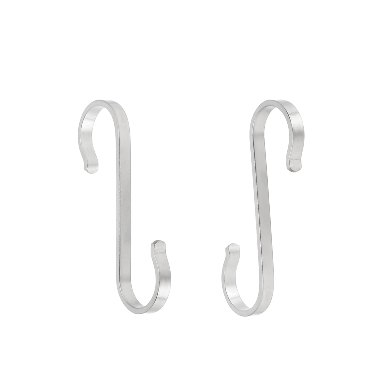 MroMax Lot De 4 Crochets En S Robustes 19 X 19 Mm En Nickel