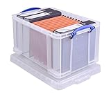 Really Useful Plastic Storage Box 48 Litre Clear - Image 5