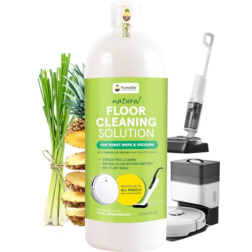 Fuwa3e Natural Floor Cleaning Solution, Compatible with Tineco, Roborock and