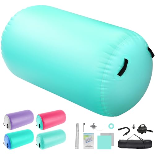Matelas de piste cylindrique gonflable pour éviter les chocs en gymnastique
