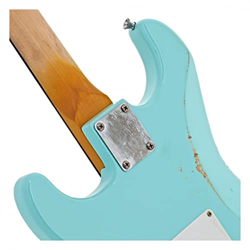 Gear4music LA Legacy Road Worn Guitare électrique – Lagoon Blue - Les Beatles, Paul McCartney, John Lennon, RIngo Starr, George Harrison Gear4music LA Legacy Road Worn Guitare électrique - Lagoon Blue – Image 7