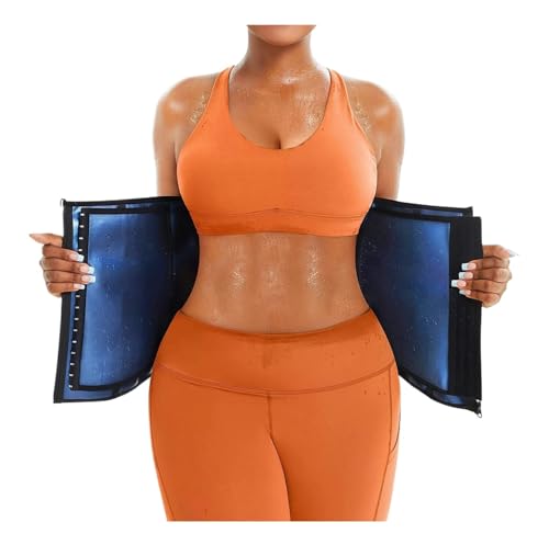 Faja reductora y lumbar deportiva M: estabilización abdominal color azul