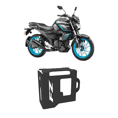 Image of Auto Infinity Rear Reservoir Guard Compatible With Yamaha FZ|FZ-X (Updated) (Black, Pack of 1)