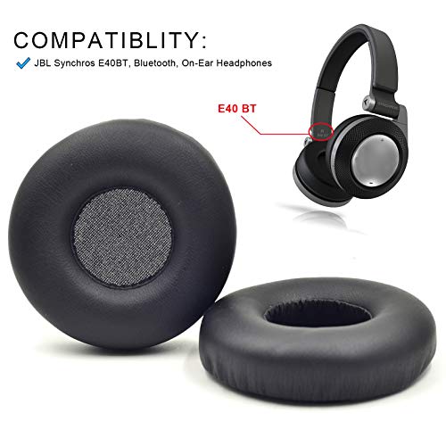Replacement E 40BT E40 Potein Leather and Soft Foam Earpads Cushion Earpads Compatible with JBL E40BT e40bt Headphones - Thumbnail 7