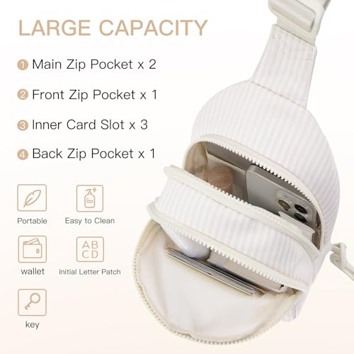 Personalized Girls Sling Bag with Initial Patch - Use Code Z7PD2DAV