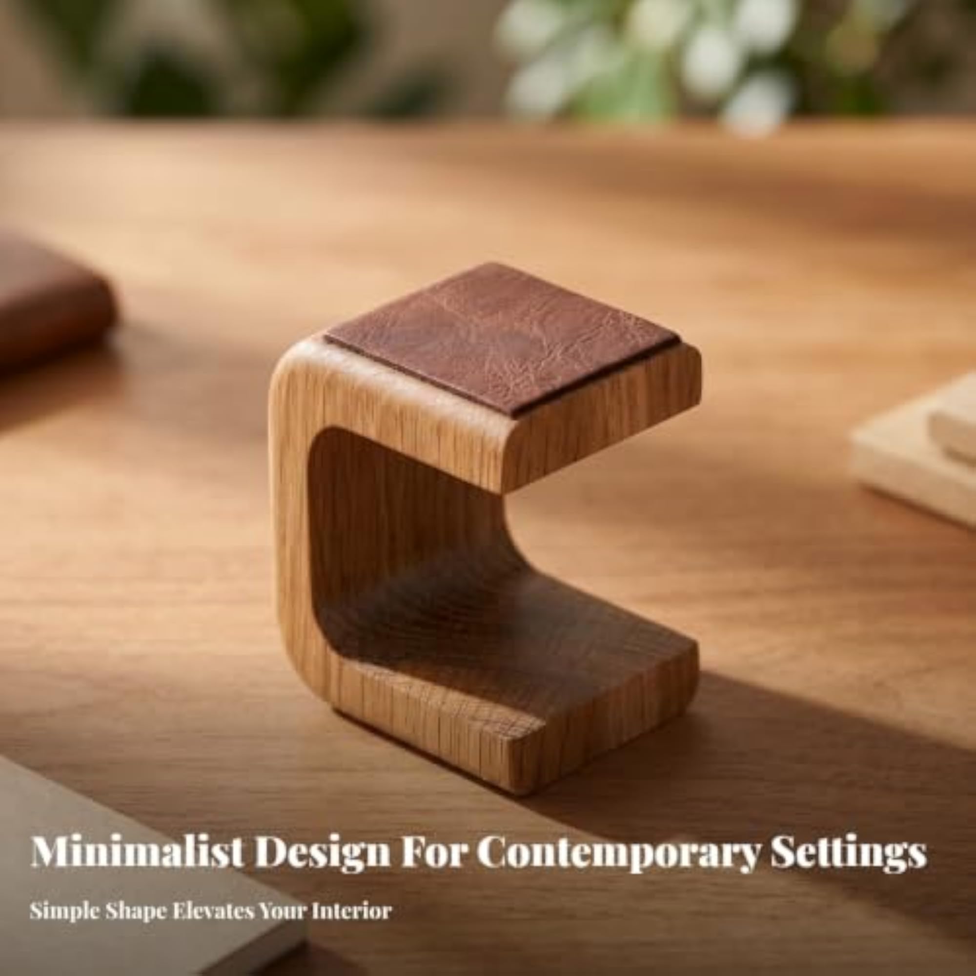 Handmade Leather-Like Watch Display Stand, Gift for Him