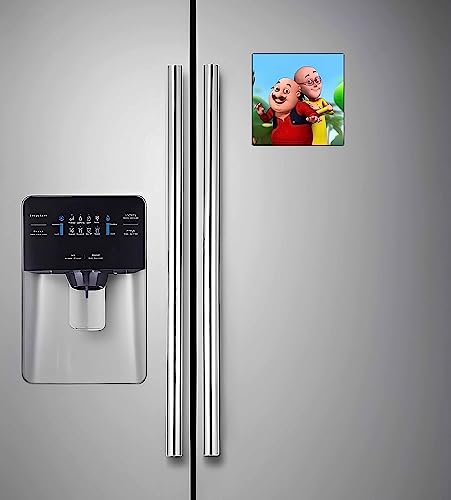 Image of Fridge Magnet MotuPatlu258 Cartoon Decorative Printed Magnets for Refrigerator & Almirah