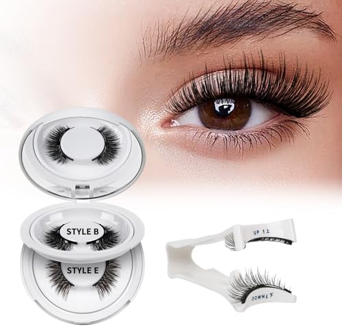 Long Lasting Magnetic False Eyelashes, Riutilizzabili Magnetic Ey...