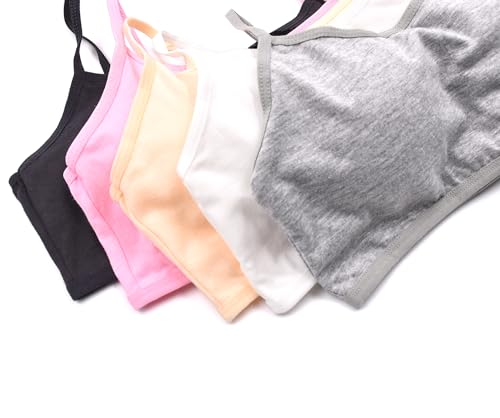 Girls Cami Bra and Boyshort Underwear Set with Removable Padding 12 Pieces3