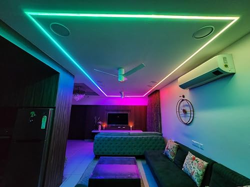 Image of WS2812B RGB Individually Addressable Pixel LED Strip- 5M New (16.4ft) - 60 LEDs /m - DIY Projects, Home Decoration,Lighting Effects [Needs 5V Adaptor & a Controller to Work]