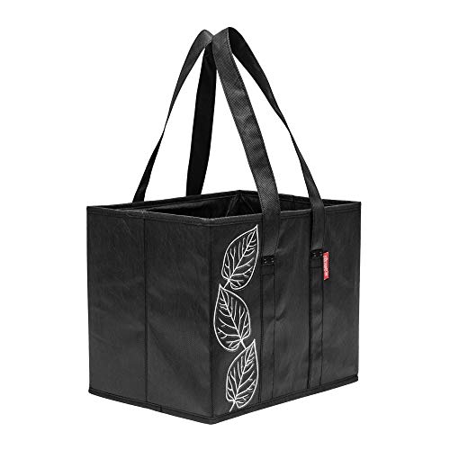 Planet E Reusable Foldable Grocery Bags with Reinforced Bottoms (Pack of 3, Black) - Thumbnail 7