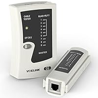 Mcbazel Netzwerk-Kabeltester - Für RJ45/RJ12/RJ11, CAT5/CAT6/CAT7 Kabel
