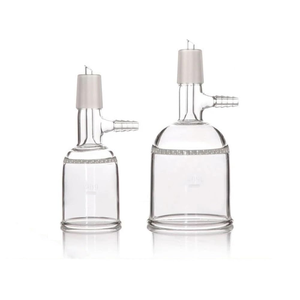 Embudo de vidrio de laboratorio con placa de orificio de 24 mm, calibre 30, 60, 100, 250, 500 y 1000 ml, 1 unidad(500ml)