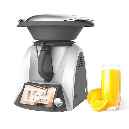 KAIKAFEI Procesador De Alimentos Inteligente con Recetas Inteligentes, Robot Cocina con TFT, 3L, Multicocina con WiFi, Pantalla Táctil TFT 7' Y Autolimpieza para Cocina Eficiente