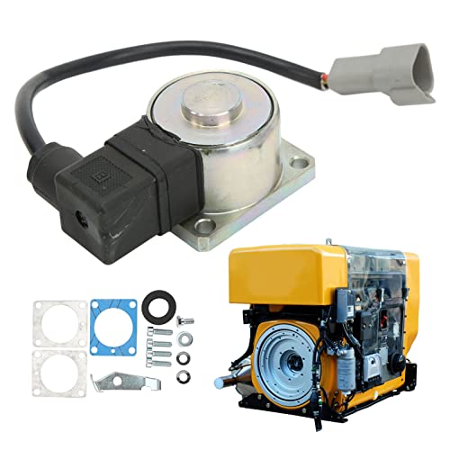 Válvula solenoide Flameout, longa vida útil, antienvelhecimento, 12 V, ajuste perfeito 01660911 para