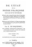 De l'état de la poésie françoise dans les XII et XIII siècles (French Edition)