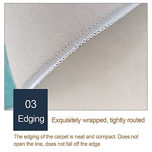 Tapis de couloir moderne géométrique aux finitions soignées - 8