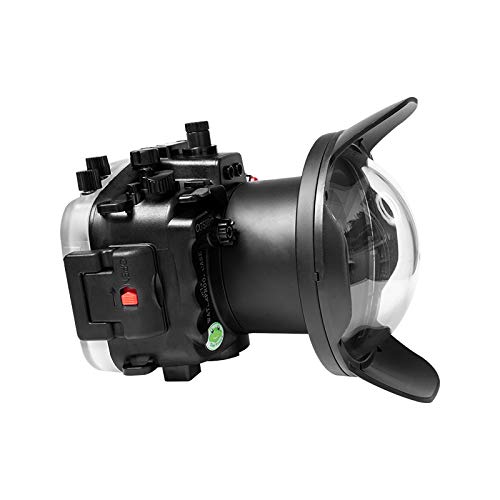 Seafrog Professional Waterproof Housing 6" Dry Dome Port Kit, For Sony A7S Iii A7Siii A7S3 A7 Siii Alpha 7S Iii With 16-35Mm F4 (Zoom Gear Included) Underwater 40M/130Fit Diving Case-Black #TOP1