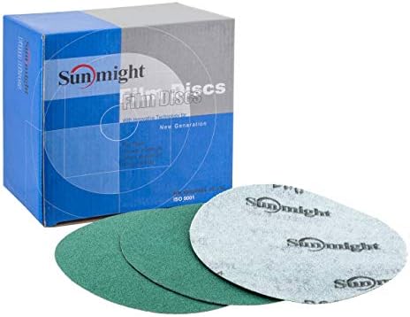 Sunmight Film 6" 80G Grip No Hole Disc, 01406, 50 Discs
