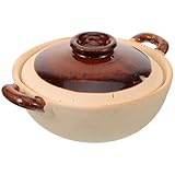 Zuppa in pentola di terracotta: la casseruola di terracotta è ampiamente utilizzata in casa, nei negozi di alimentari, nei ristoranti e in altri luoghi in cui è necessario, utensili da cucina in terracotta