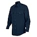 M, Ls NVY Poly/Wool/Lycra Shirt