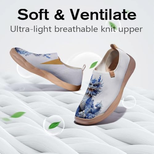 Men's Walking Travel Shoes Slip On Mesh Casual Loafers Lightweight Comfort Fashion Sneaker3