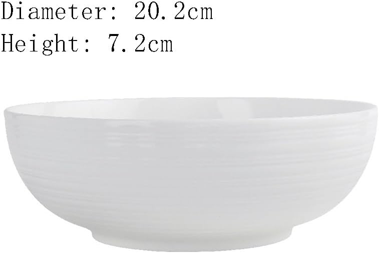 Soup Bowl Household Salad Large Ceramic Tableware Rice Set