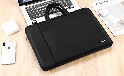 Ferkurn Laptop Bag 17 17.3 Inch Women Men Computer Sleeve Case With Shoulder Strap For Hp Envy Pavilion/Dell Inspiron/Thinkpad/Asus Tuf Vivobook/Msi/Macbook/Acer,Waterproof Briefcase With Handle,Black #TOP6