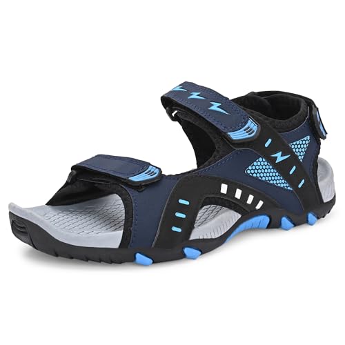 Image of Centrino Men's Phylon Sandals | Lightweight Sports Sandals with Adjustable Straps | Cushioned Comfort Outdoor & Casual Wear | Durable Grip Sole Walking Sandals (9353)