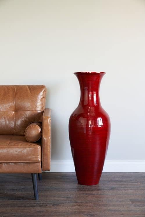 Miniatura 5 de GreenFloralCrafts jarrón de piso clásico de bambú  ramas