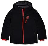 Spyder Active Sports Boys Impulse Synthetic Down Jacket, Black, 10