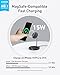 Anker MagSafe Compatible MagGo Charger Stand, iPhone 17 Wireless Charger, 2-in-1 Charging Station, Qi2 Certified 15W Fast Charging, for iPhone 17/16/15/14/13/12, AirPods Pro (Black, No Adapter)