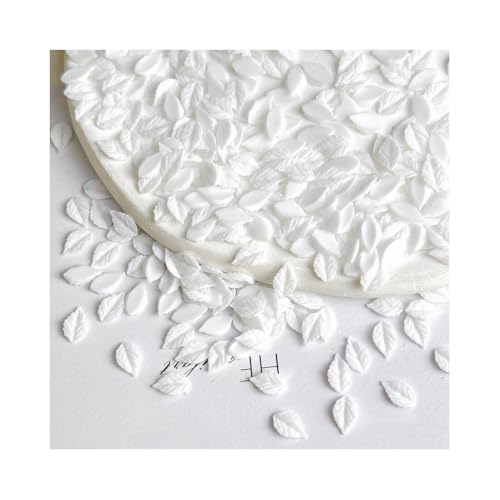 2500PCS Mini Resin Leaves for Nail Art, Small Realistic 3D