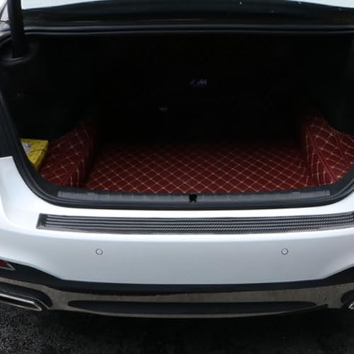 2 pcs Scratch Car Trunk Guard Universal Rear Protective Strip Crash Trim Strip Car Scratch Resistant Rear Bumper Protector SUV Truck Exterior Accessories